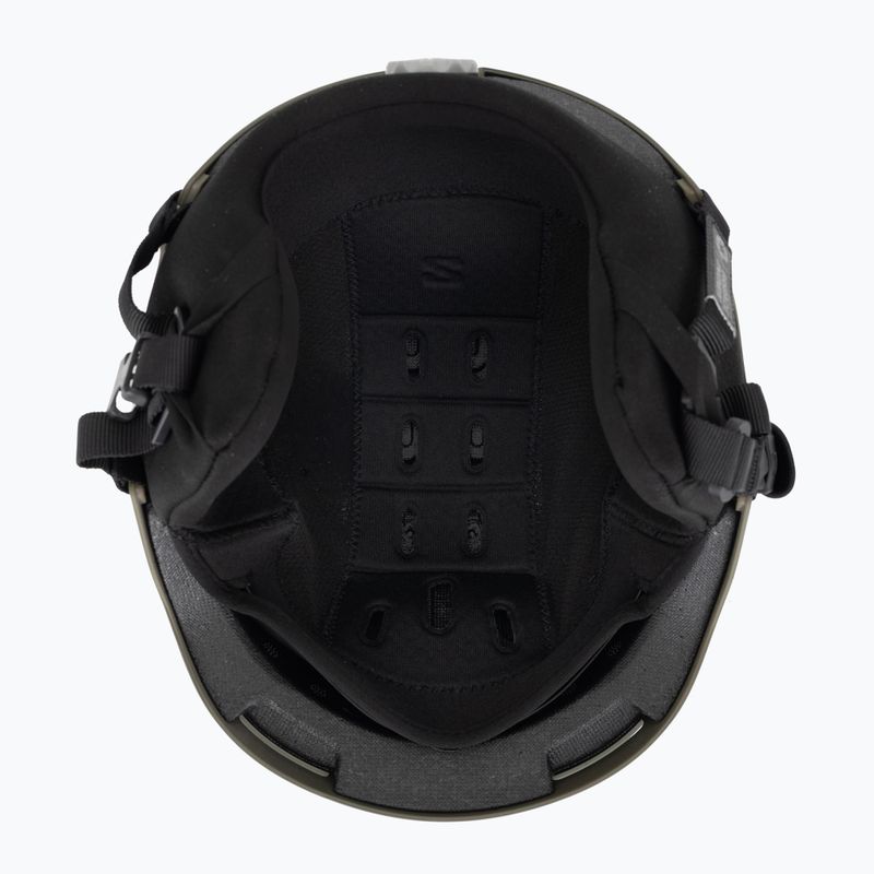 Скиорска каска Salomon Brigade Index olive night 5
