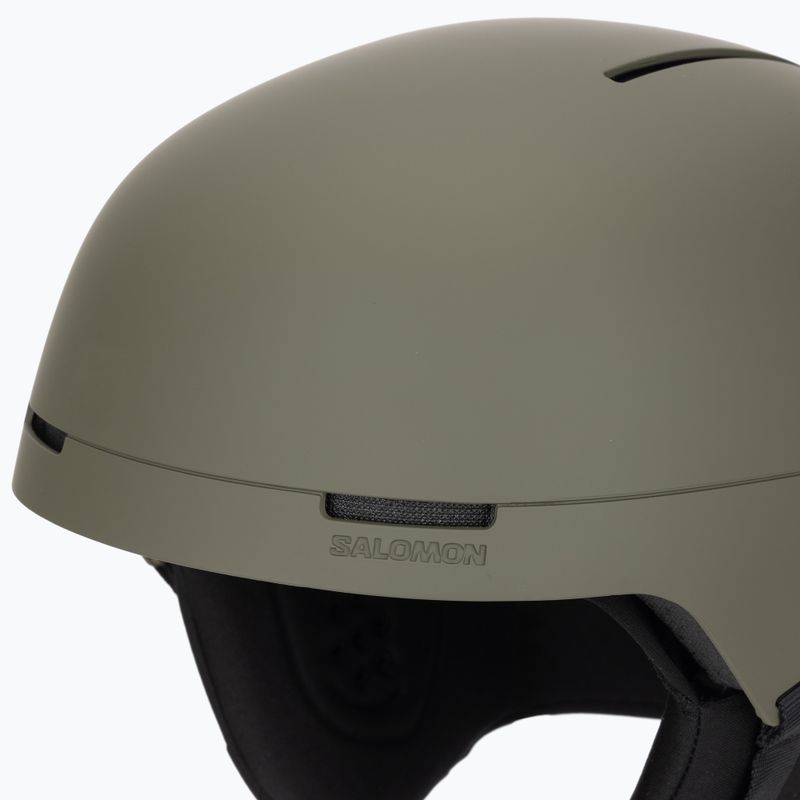 Скиорска каска Salomon Brigade Index olive night 7
