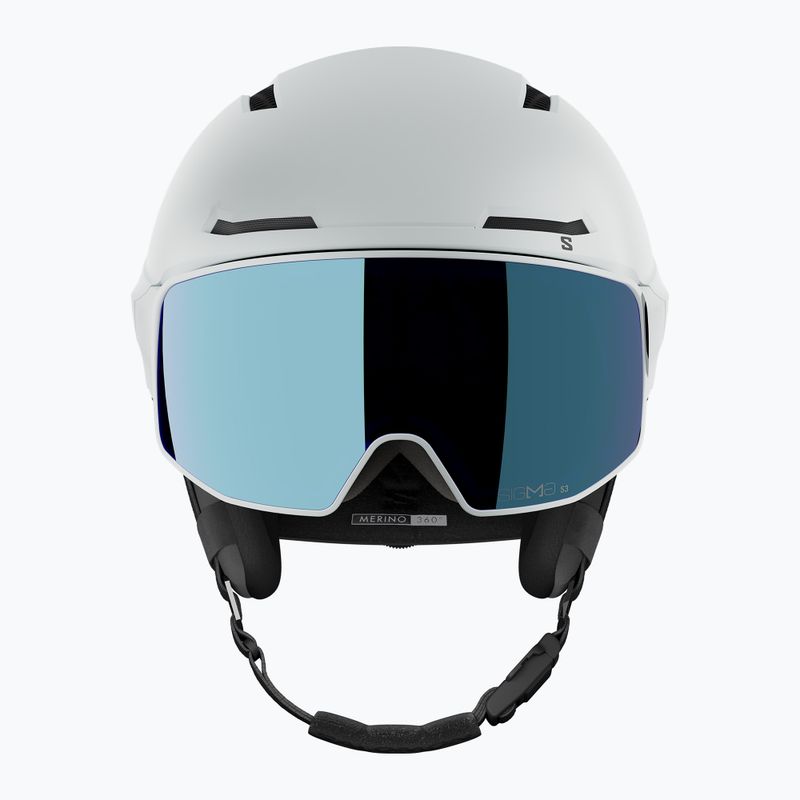 Скиорска каска Salomon Driver Prime Sigma Plus ice flow/sigma sky blue/sigma ice blue 5