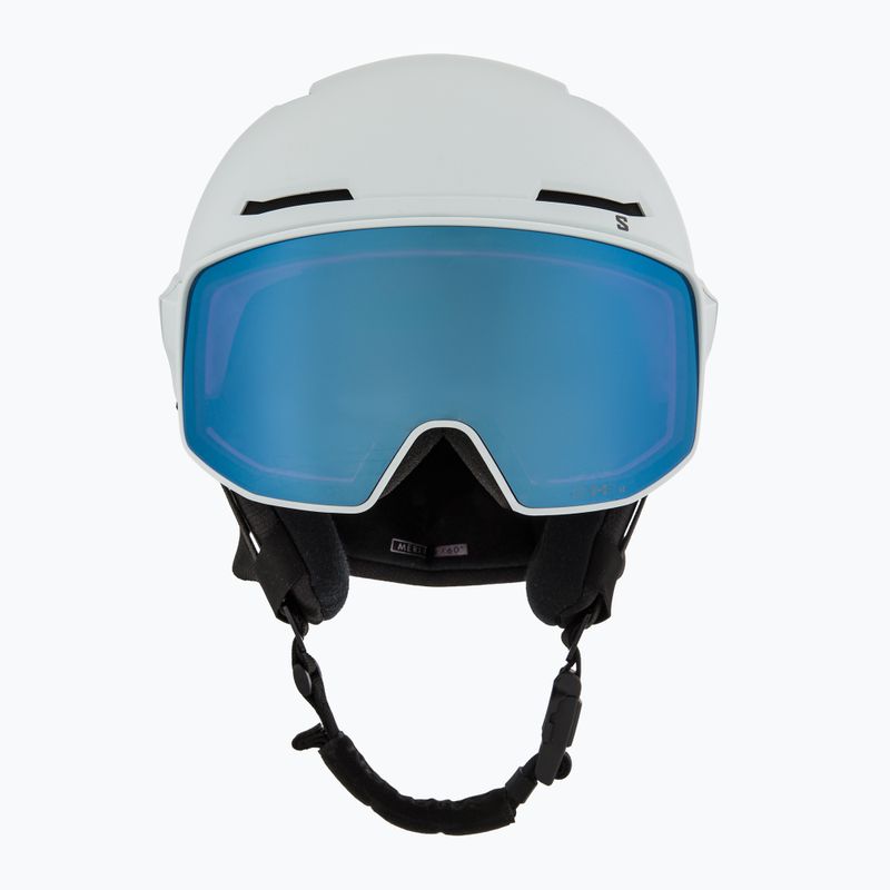 Скиорска каска Salomon Driver Prime Sigma Plus ice flow/sigma sky blue/sigma ice blue 3