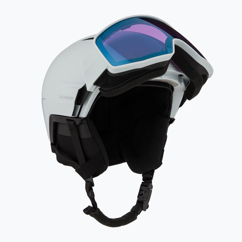 Скиорска каска Salomon Driver Prime Sigma Plus ice flow/sigma sky blue/sigma ice blue 11
