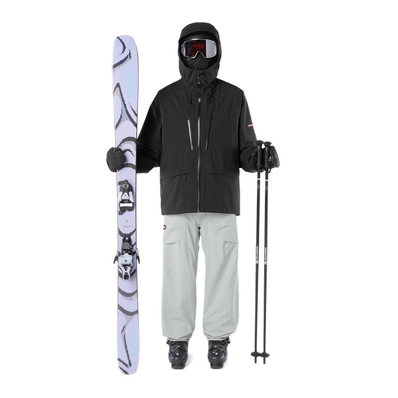 Скиорска каска Salomon Brigade Index black 6