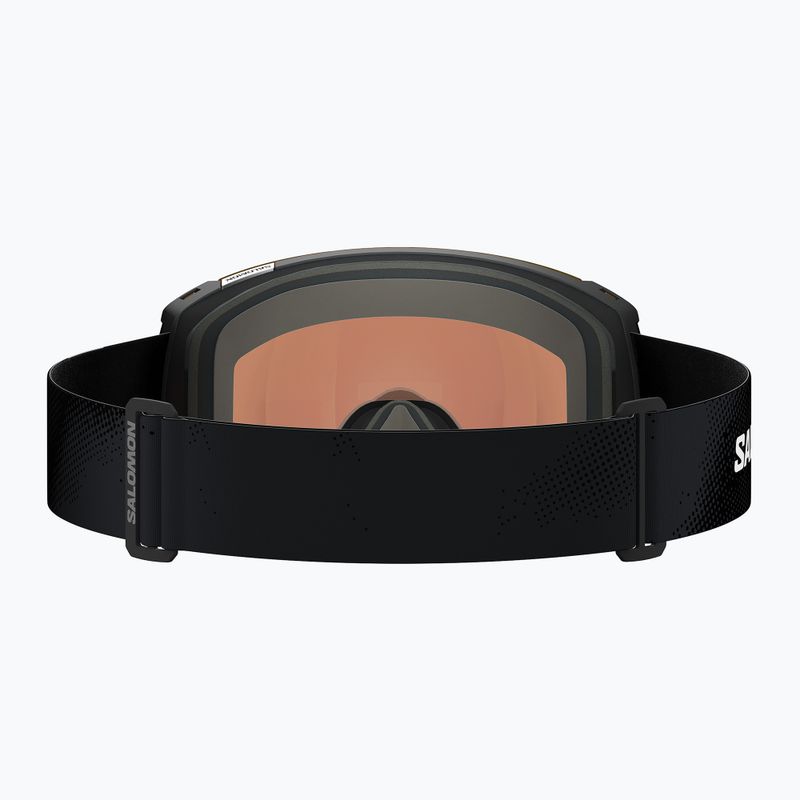 Детска скиорска маска Salomon Radium black/mi mid red 6