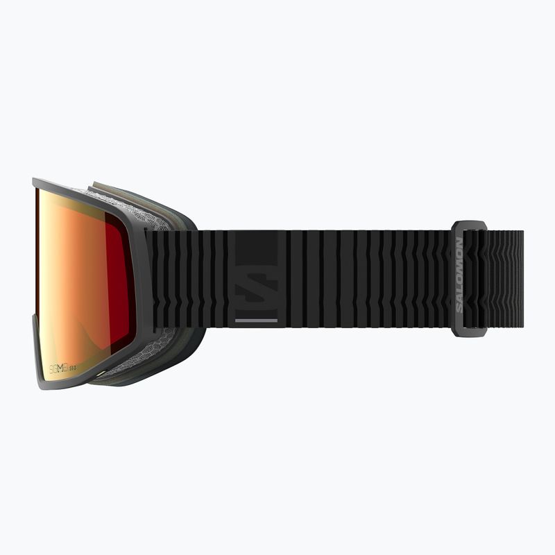 Скиорскa маска Salomon Sentry Pro OTG Sigma Photo S1-S3 black/sigma photo poppy red 4