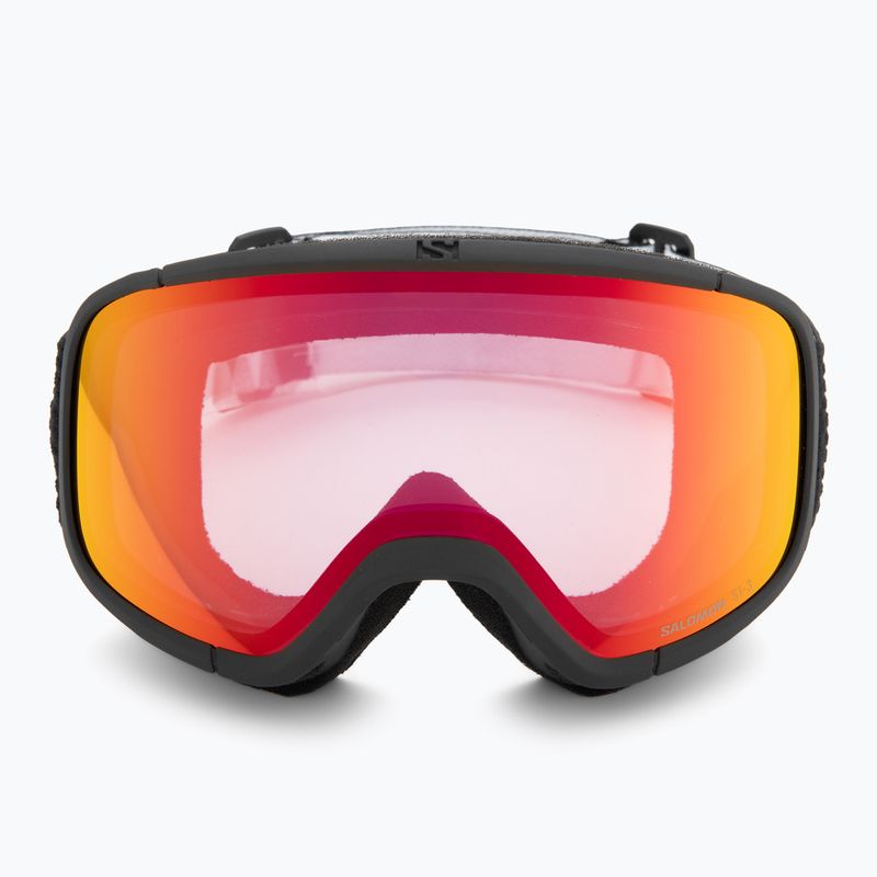 Скиорска маска Salomon Aksium 2.0 Photo black/photo mi red 2
