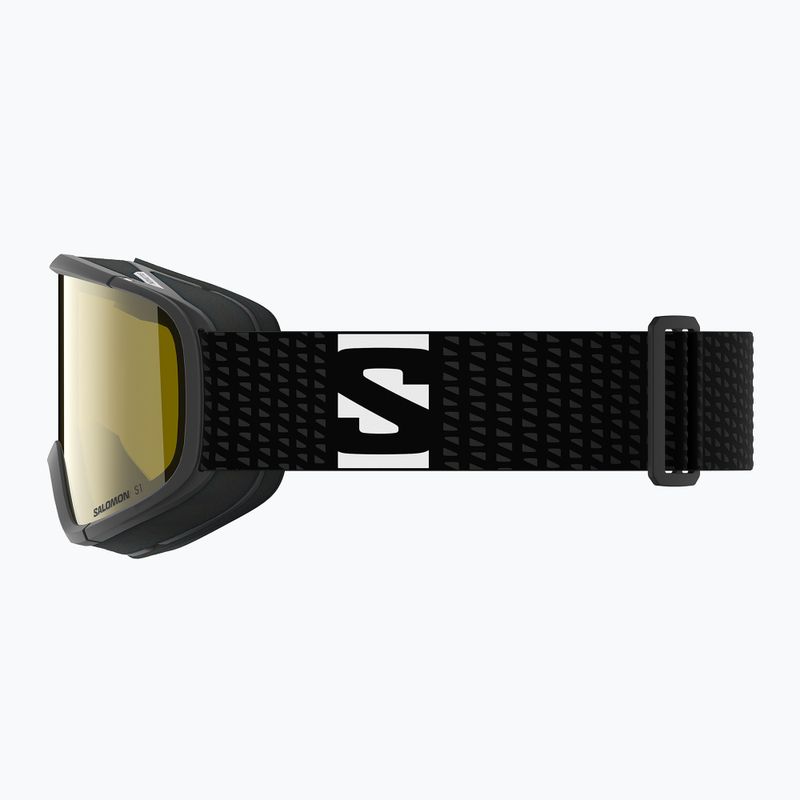 Скиорска маска Salomon Aksium 2.0 Acces black/flash yellow 4