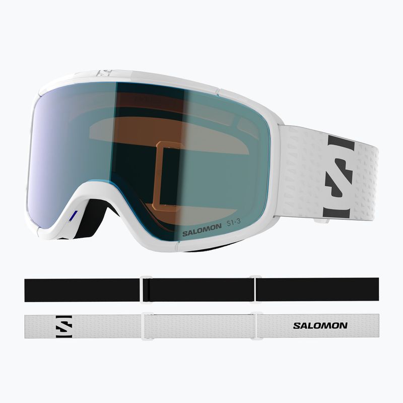 Ски очила Salomon Aksium 2.0 S Photo white/photo ml blue 5