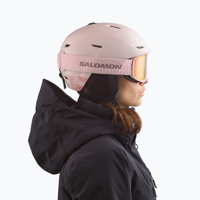 Скиорска маска Salomon Aksium 2.0 S heavenly pink/ml ruby 10