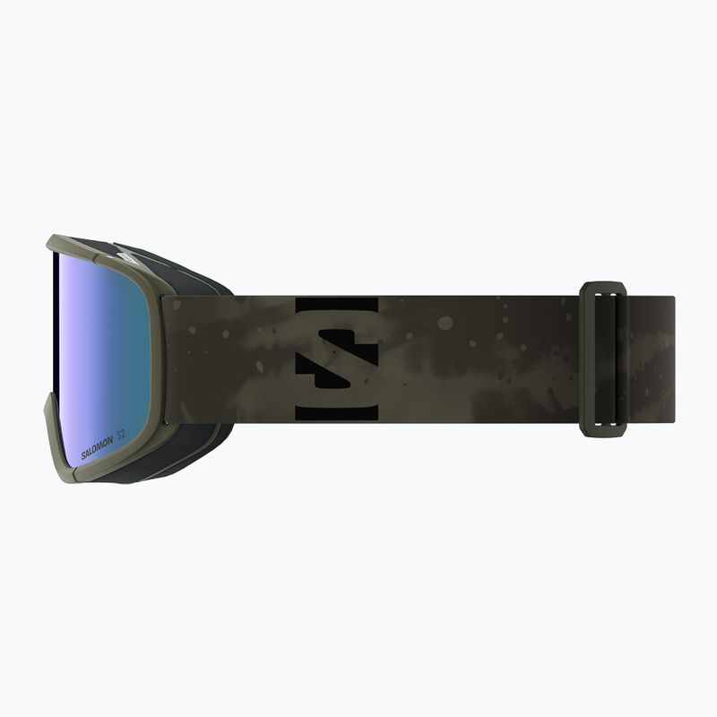Скиорска маска Salomon Aksium 2.0 S olive night/ml mid blue 8