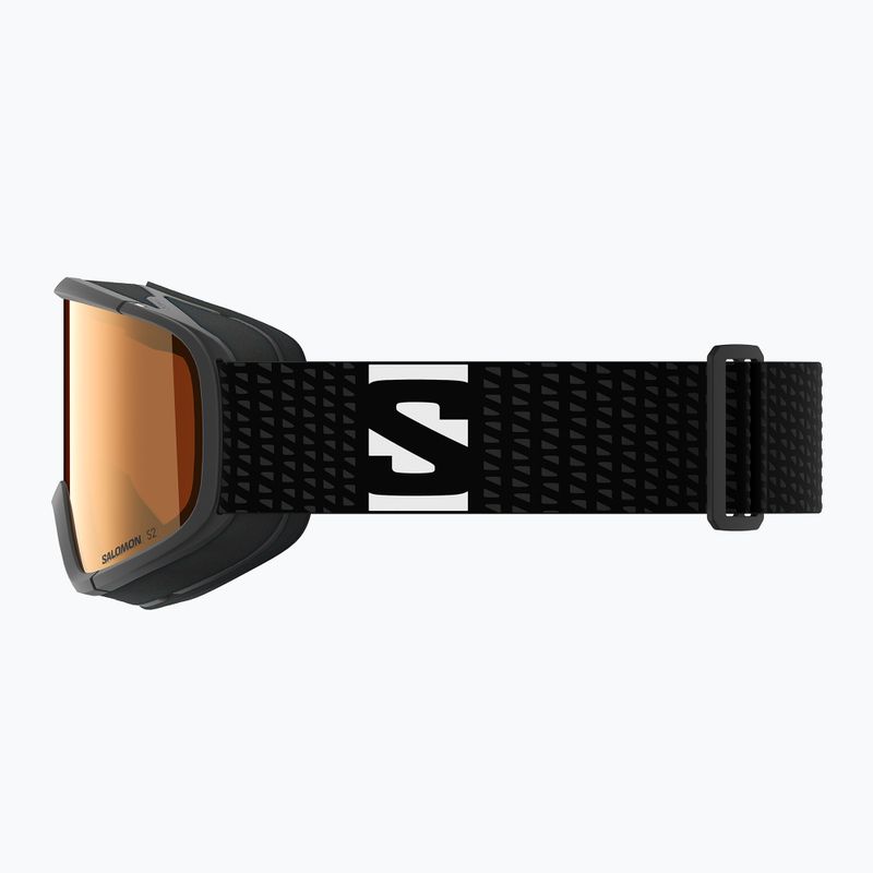 Детска скиорска маска Salomon Lumi Acces Jr black/flash toric orange 4