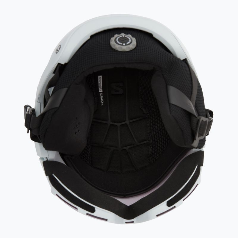 Скиорска каска Salomon Osmo Pro Sigma Photo ice flow/sky blue 5