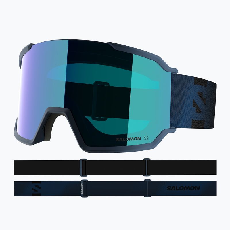 Ски очила Salomon S/View 3 dress blue/ml mid blue 5