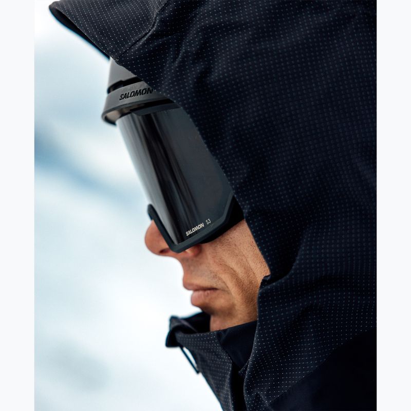 Скиорска маска Salomon S/View 3 black yellow/ml black 6