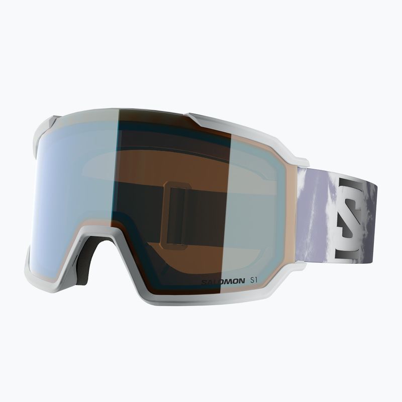 Ски очила Salomon S/View 3 ice flow/ml light blue