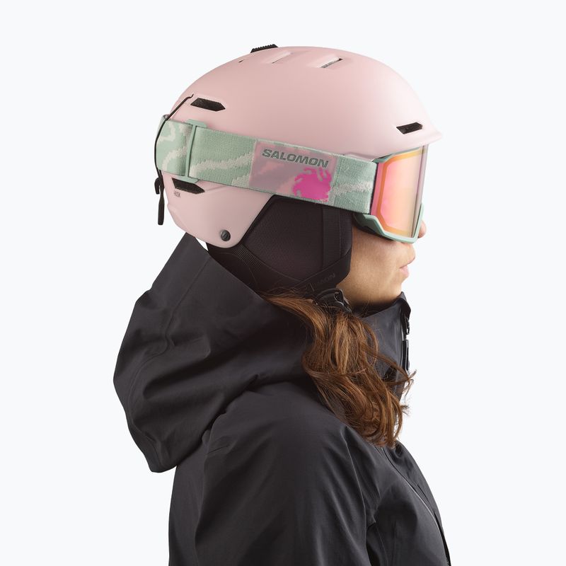 Ски очила Salomon S/View 3 iceberg green/ml ruby 6