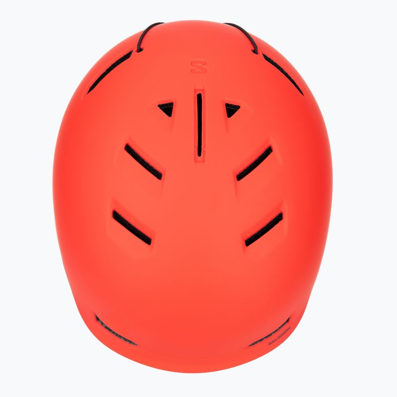 Детска скиорска каска Salomon Husk Jr cherry tomato 6