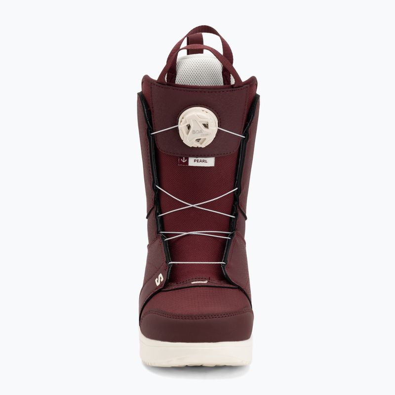 Дамски обувки за сноуборд Salomon Pearl Boa W tawny port/tawny port/vanilla ice 3
