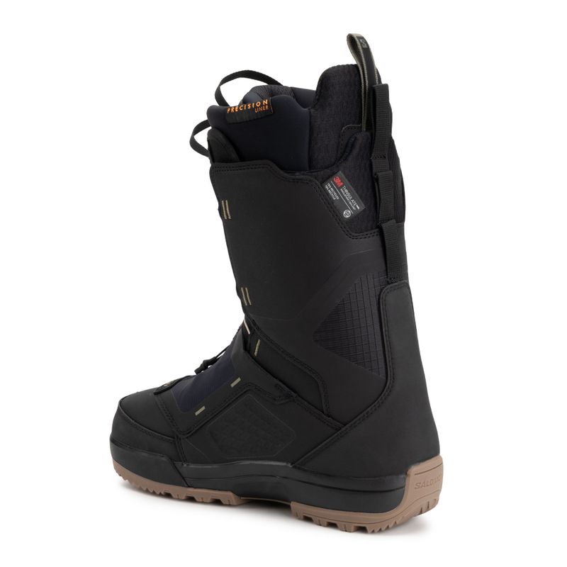 Мъжки обувки за сноуборд Salomon Echo Dual Boa black/black/deep lichen green 2