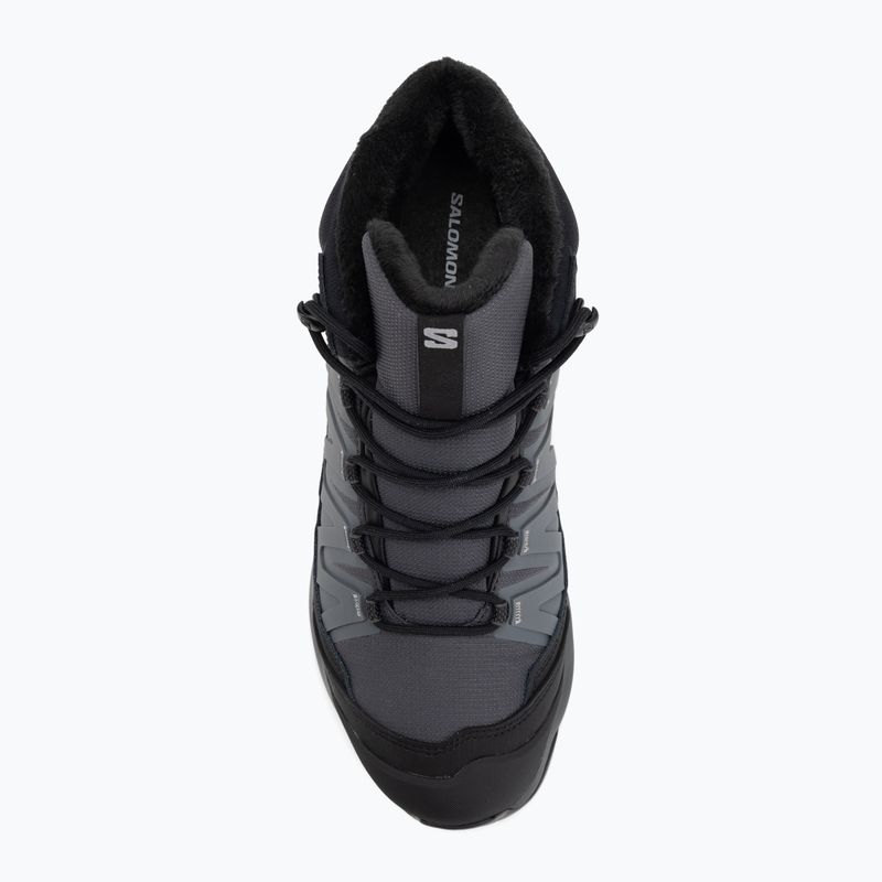 Мъжки туристически обувки Salomon X-Adventure Coldrush WP asphalt / black / alloy 5
