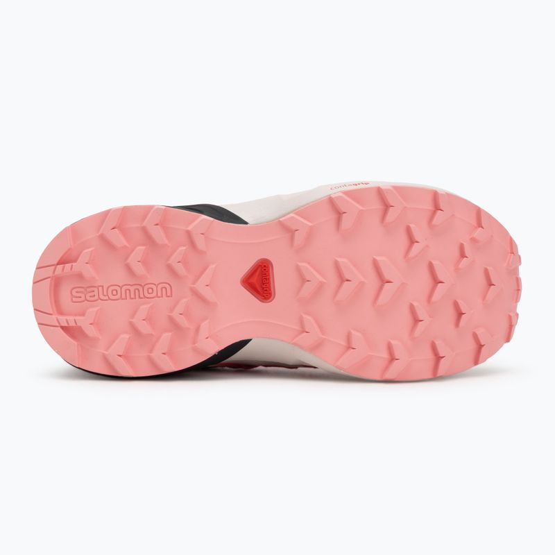 Детски обувки за бягане Salomon Speedcross Waterproof grisaille/hushed violet/rouge red 4