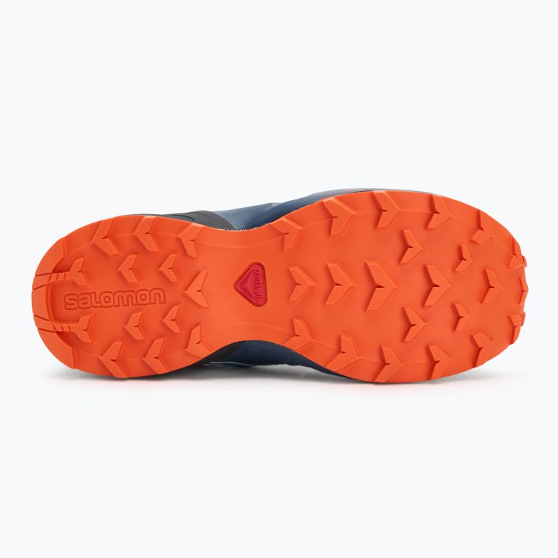Детски обувки за бягане Salomon Speedcross Waterproof dark navy/dark blue/red orange 4