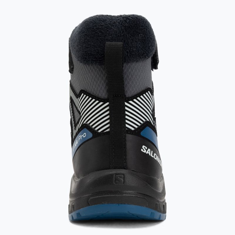 Детски туристически обувки Salomon XA Pro V8 Winter Waterproof turbulence / black / dark blue 6