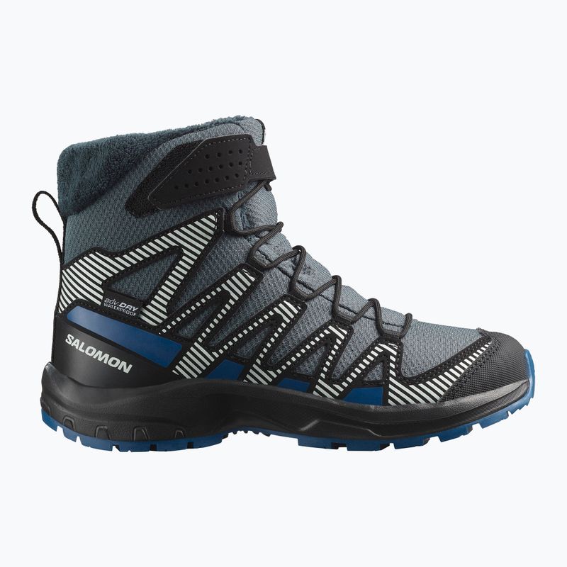 Детски туристически обувки Salomon XA Pro V8 Winter Waterproof turbulence / black / dark blue 8