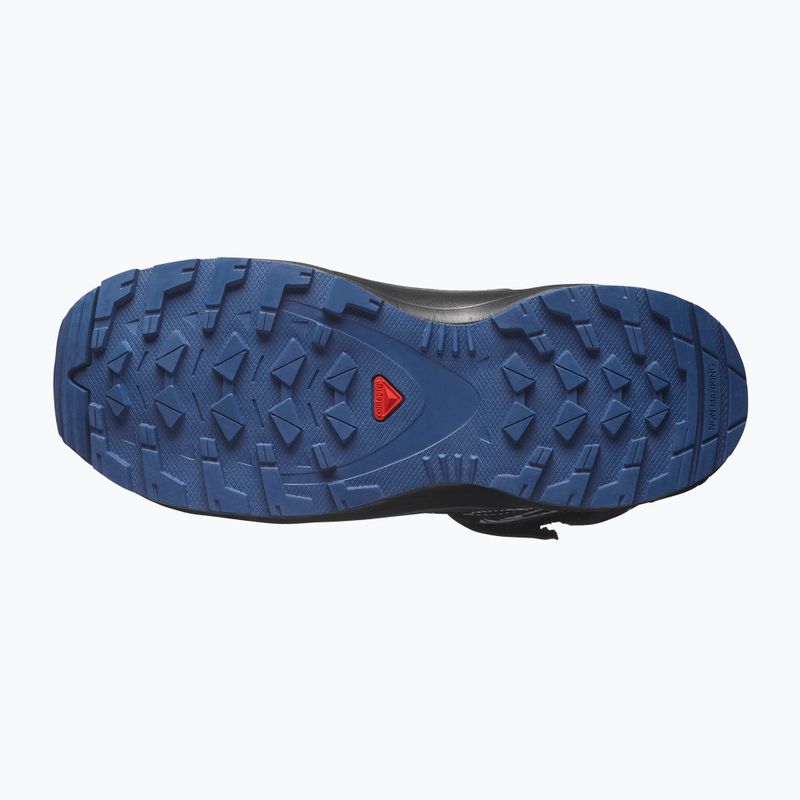 Детски туристически обувки Salomon XA Pro V8 Winter Waterproof turbulence / black / dark blue 11