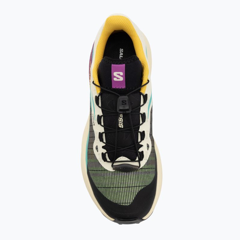 Дамски обувки за бягане Salomon Genesis transparent yellow/black/willowherb 5