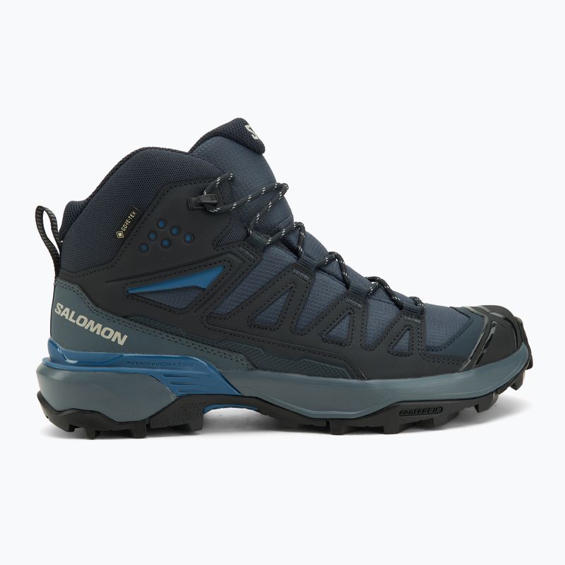 Мъжки обувки за трекинг Salomon X Ultra 360 Mid GTX blue nights / dark navy / dark blue 2