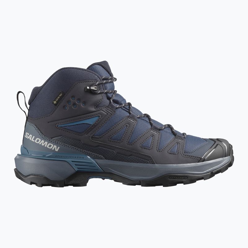 Мъжки обувки за трекинг Salomon X Ultra 360 Mid GTX blue nights / dark navy / dark blue 8