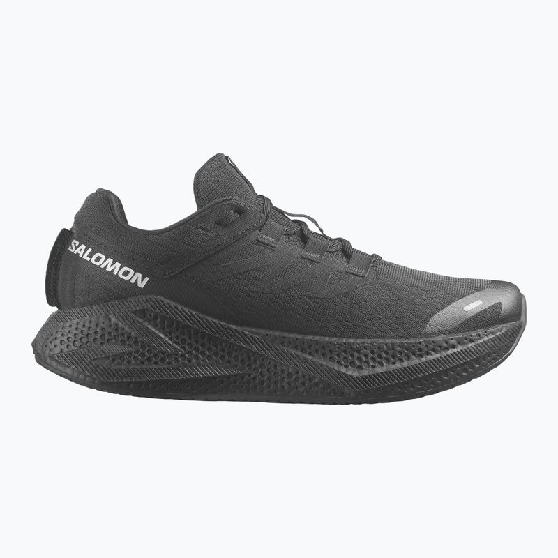 Мъжки маратонки за бягане Salomon Aero Glide 3 черно/черно/ftw сребристо 2