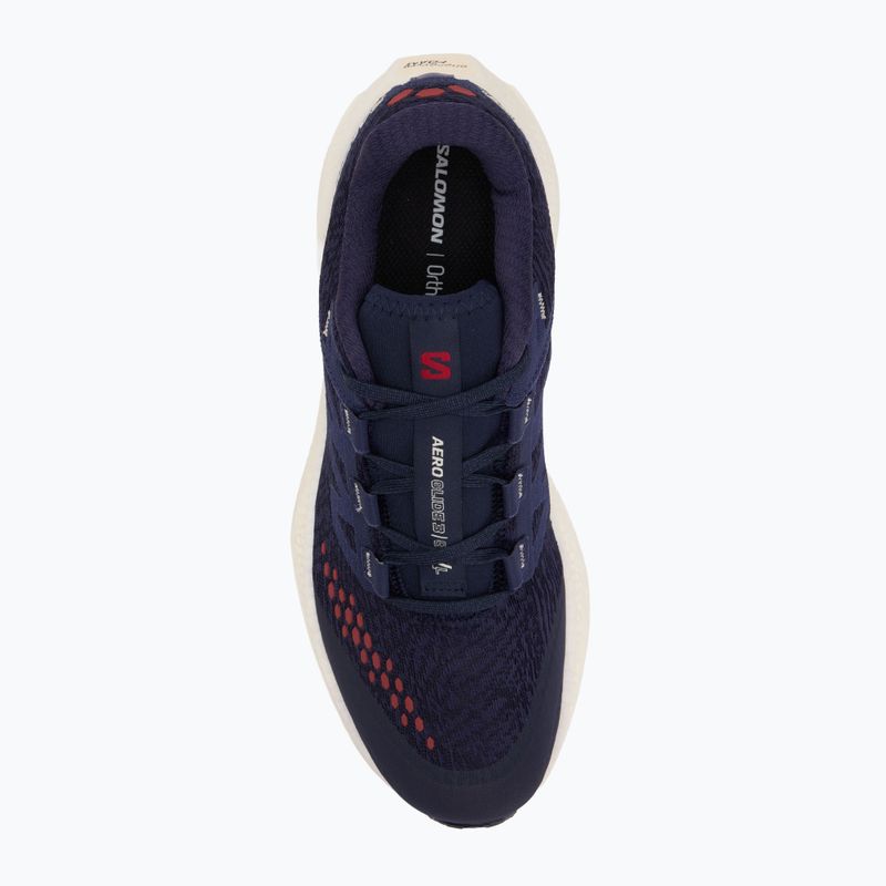 Мъжки обувки за бягане Salomon Aero Glide 3 Gravel astral aura/vanilla ice/haute red 5