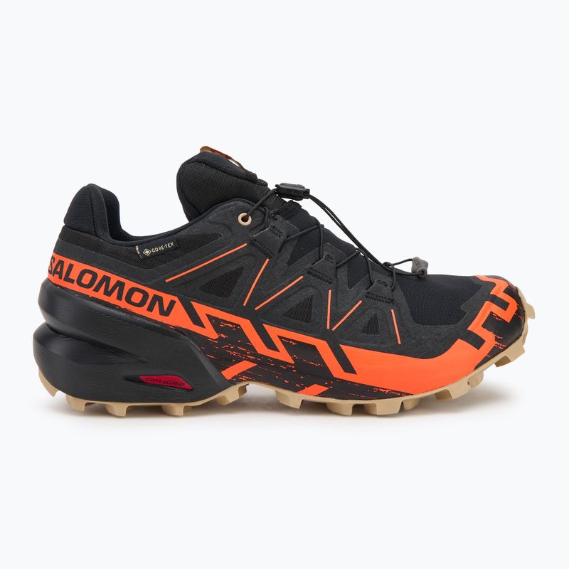 Мъжки обувки за бягане Salomon Speedcross 6 GTX black/shocking orange/white pepper 2