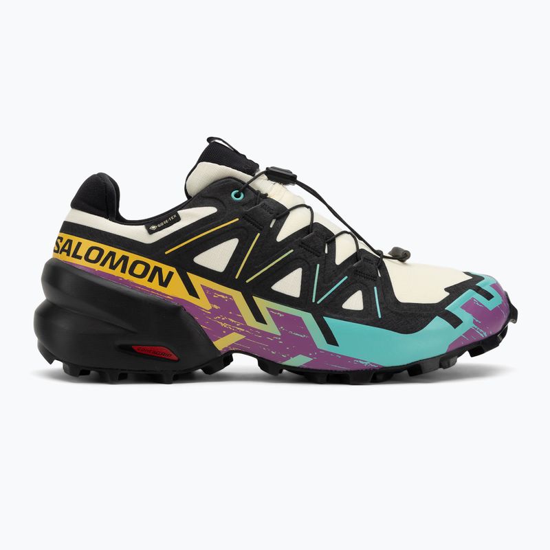 Мъжки обувки за бягане Salomon Speedcross 6 GTX transparent yellow/black/waterfall 2