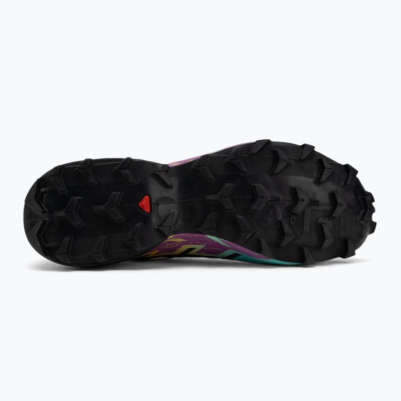 Мъжки обувки за бягане Salomon Speedcross 6 GTX transparent yellow/black/waterfall 4