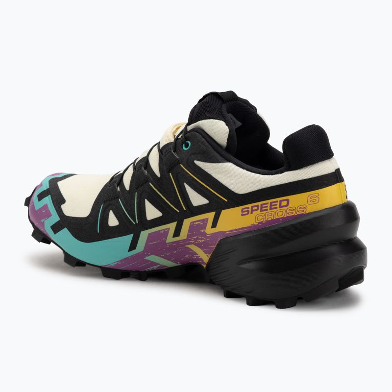 Дамски обувки за бягане Salomon Speedcross 6 GTX transparent yellow/black/waterfall 3