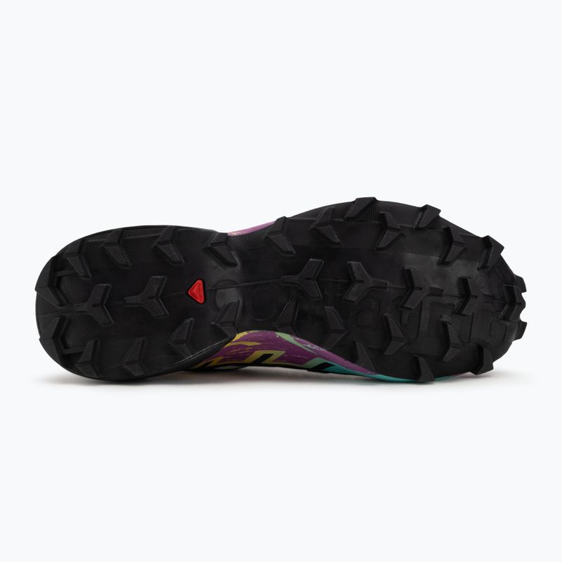 Дамски обувки за бягане Salomon Speedcross 6 GTX transparent yellow/black/waterfall 4