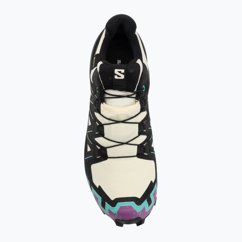 Дамски обувки за бягане Salomon Speedcross 6 GTX transparent yellow/black/waterfall 5