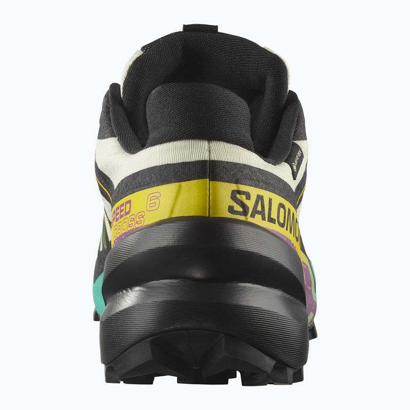 Дамски обувки за бягане Salomon Speedcross 6 GTX transparent yellow/black/waterfall 10