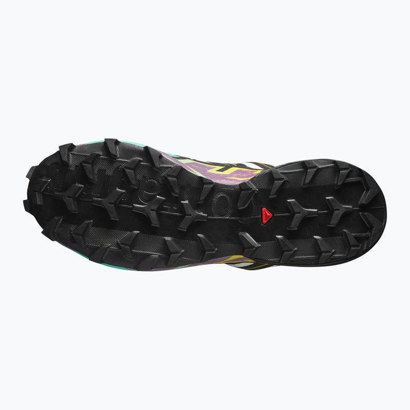Дамски обувки за бягане Salomon Speedcross 6 GTX transparent yellow/black/waterfall 11