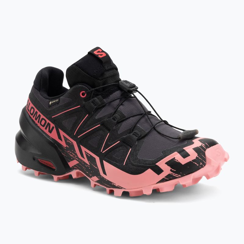 Дамски обувки за бягане Salomon Speedcross 6 GTX nine iron/black/flamingo pink