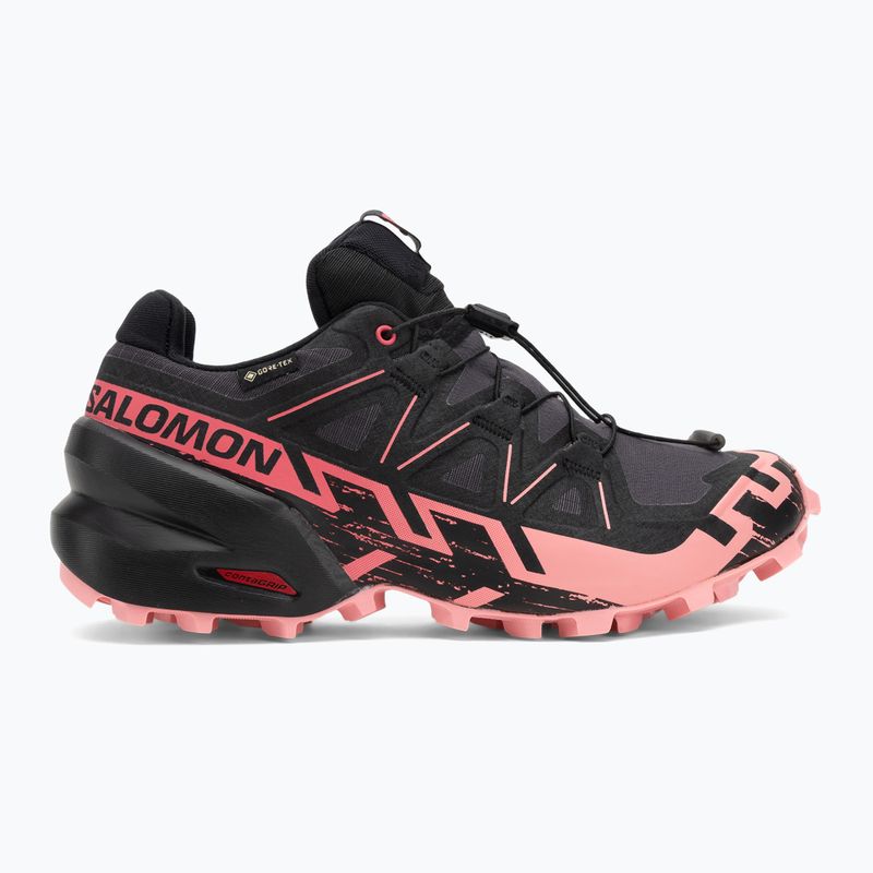 Дамски обувки за бягане Salomon Speedcross 6 GTX nine iron/black/flamingo pink 2