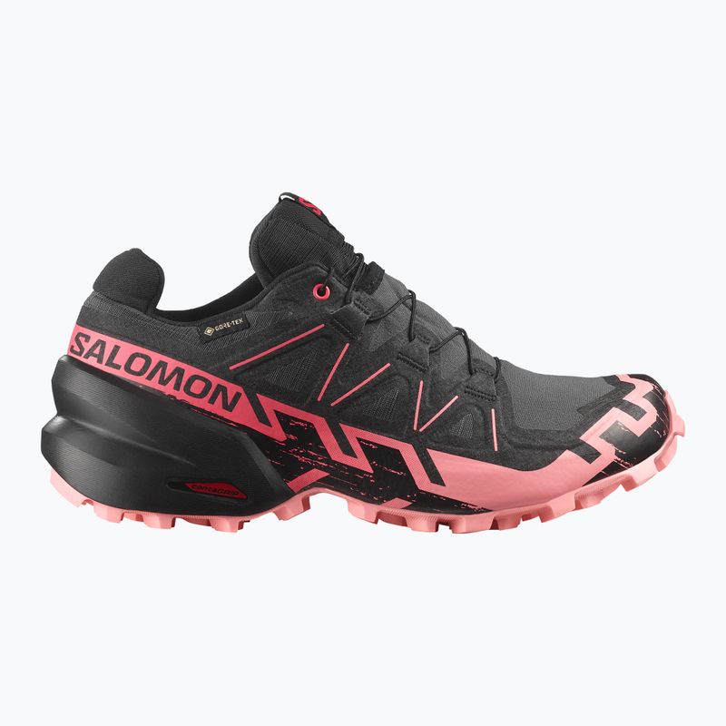 Дамски маратонки за бягане Salomon Speedcross 6 GTX nine iron/black/flamingo pink 2