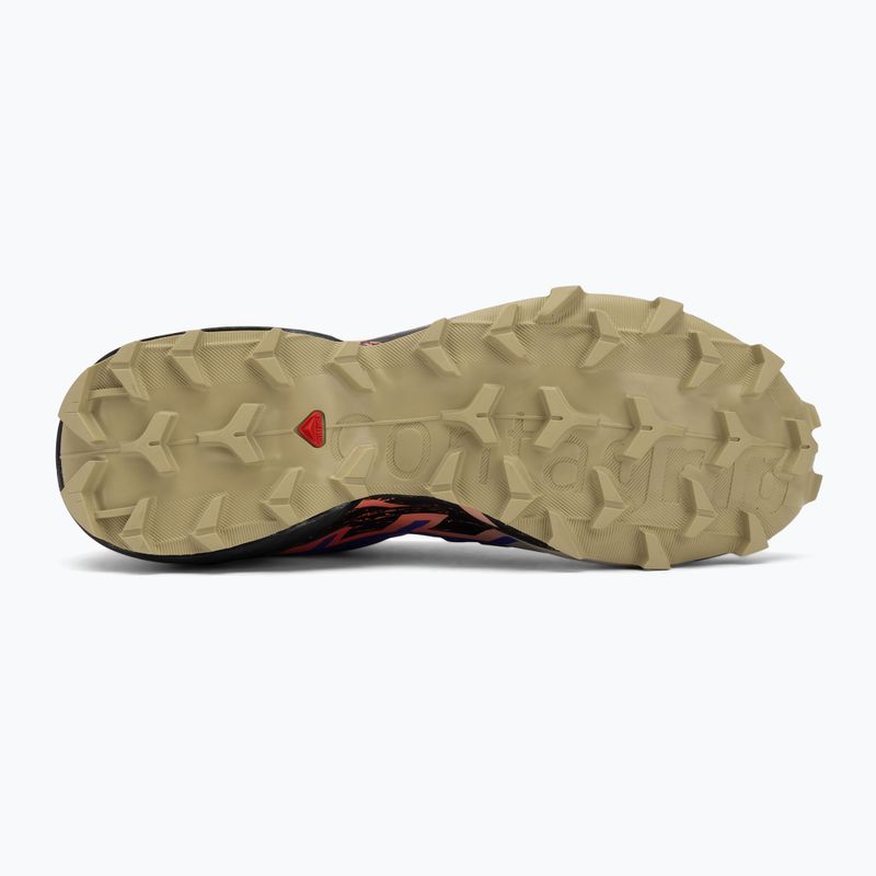 Дамски обувки за бягане Salomon Speedcross 6 liberty/black/neon flame 4