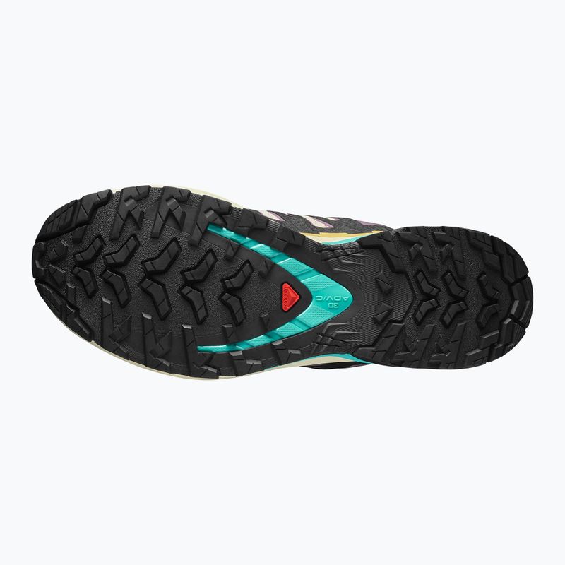 Дамски обувки за бягане Salomon XA PRO 3D V9 GTX transparent yellow/black/waterfall 4