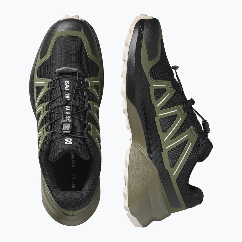 Мъжки обувки за бягане Salomon Speedcross Peak black/black forest/rainy day 6