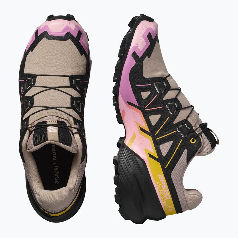 Дамски маратонки за бягане Salomon Speedcross 6 etherea/black/cyclamen 9