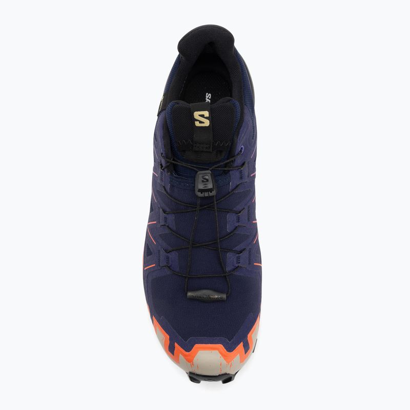 Мъжки обувки за бягане Salomon Speedcross 6 GTX maritime blue/black/cherry tomato 5