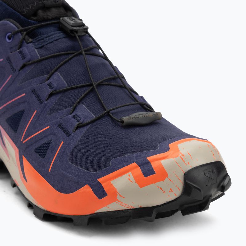 Мъжки обувки за бягане Salomon Speedcross 6 GTX maritime blue/black/cherry tomato 7
